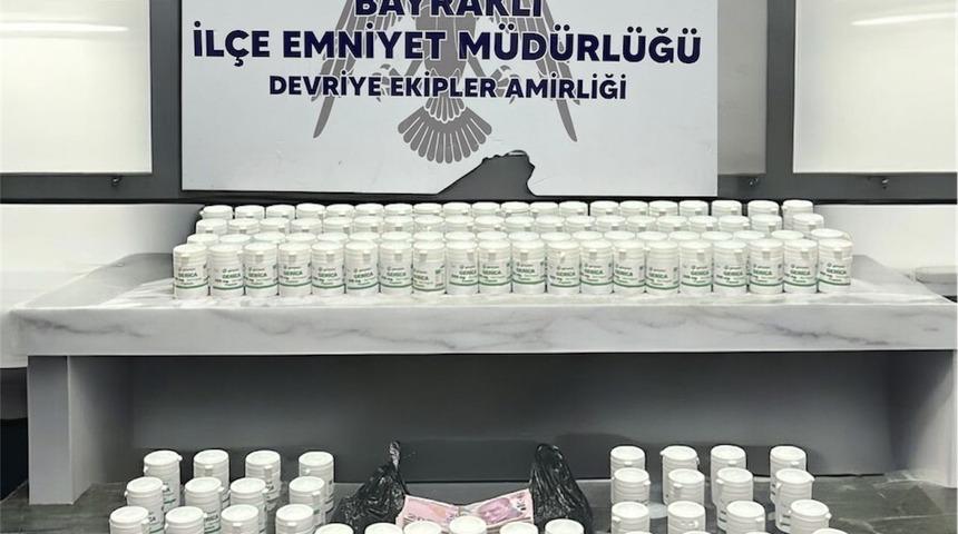 İzmir’de uyuşturucu operasyonu: 3 gözaltı