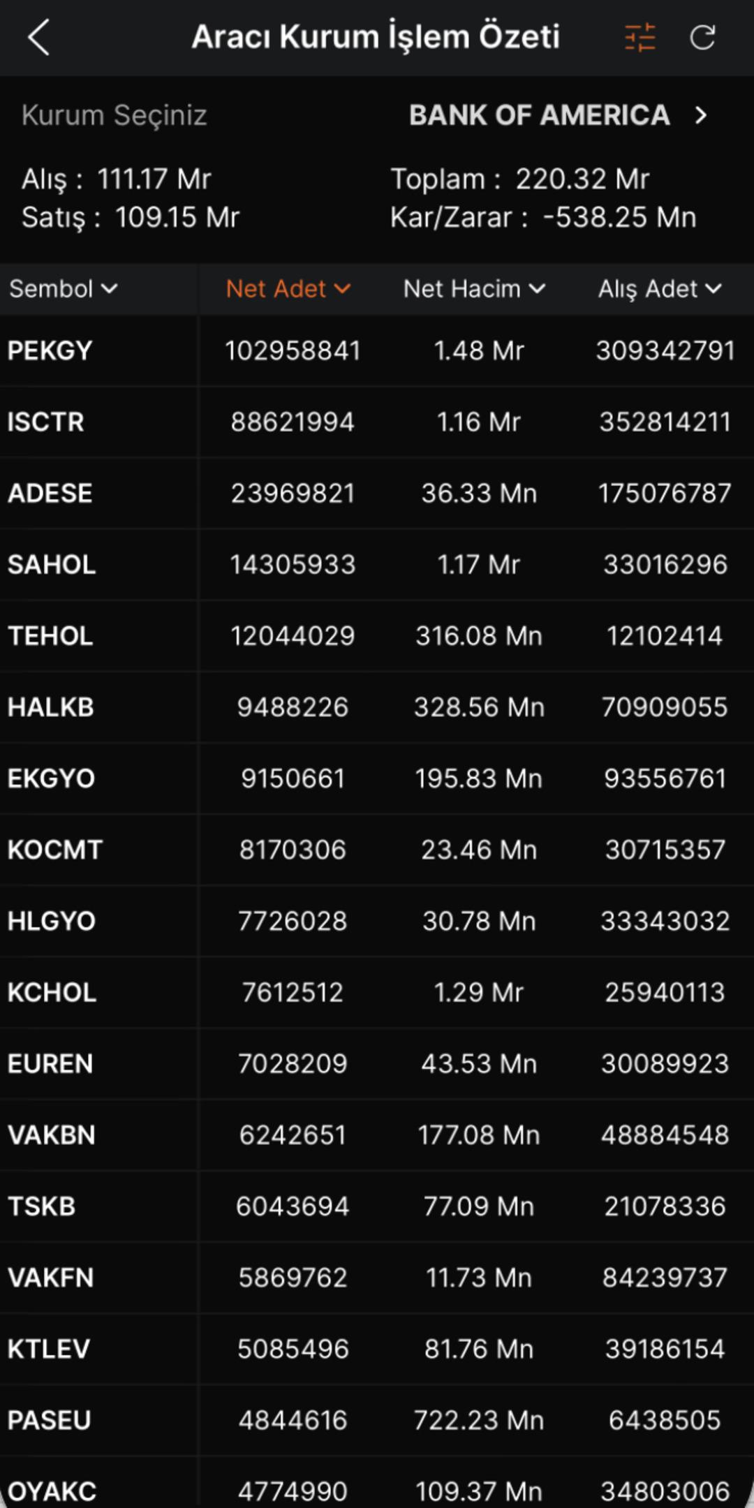 PEKGY, ISCTR, ADESE...Bank of America nın gözde hisseleri belli oldu 1