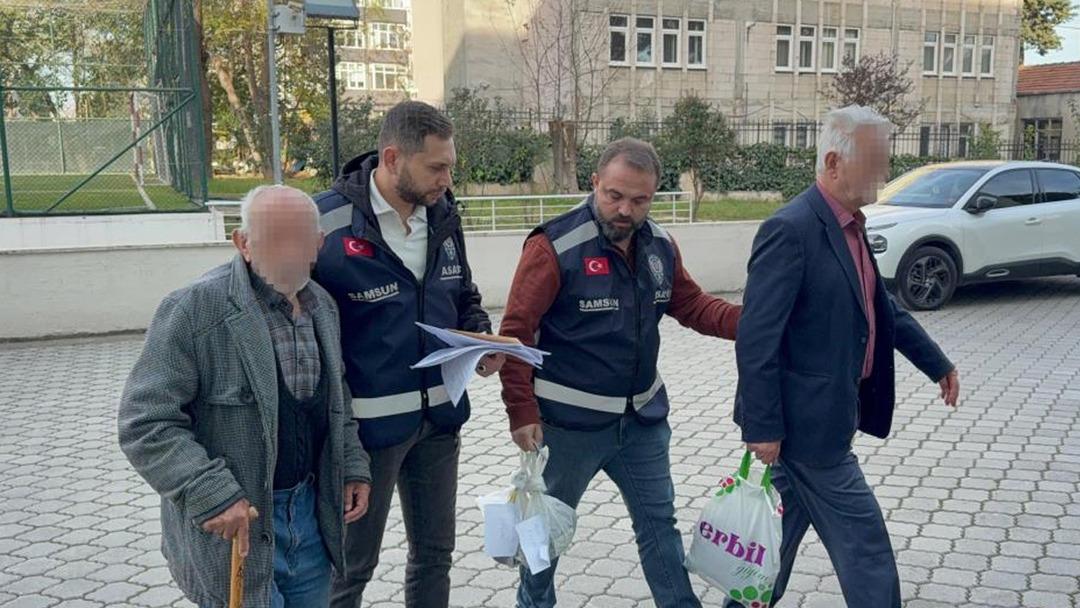 Samsun da uygunsuz harekette bulunduğu iddia edilen 82 ve 72 yaşındaki iki erkek gözaltına alındı 1