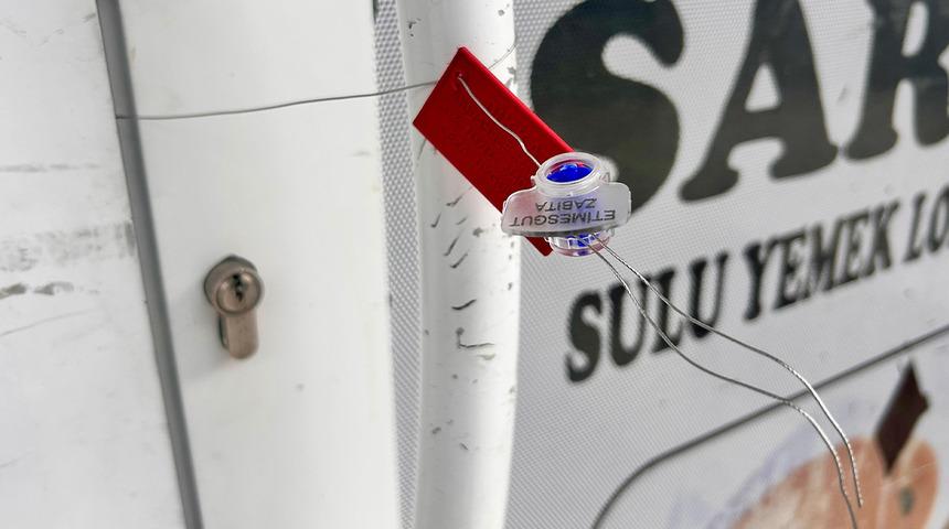 Başkentte 154 iş&ccedil;inin yemek yediği firma m&uuml;h&uuml;rlendi