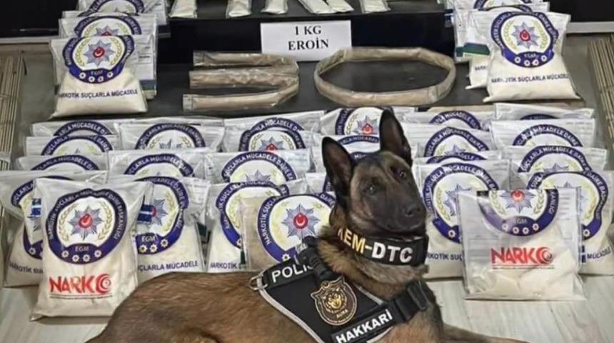 Hakkari'de 87 kilo 500 gram uyuşturucu ele geçirildi