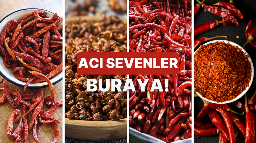 Acı seviyorsanız bu baharatlar mutlaka evinizde olmalı!