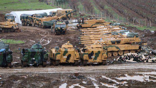 Afrin e 4 koldan operasyon başladı! 1