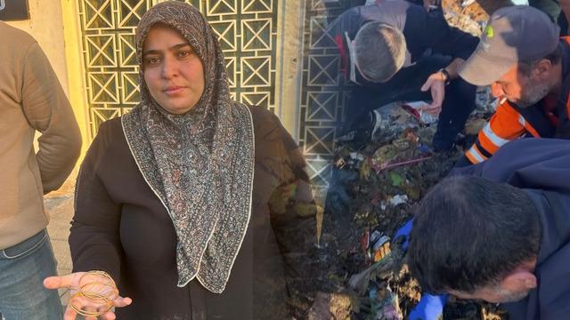 10 yıllık birikimi altınları yolda düşürdü, 40 tonluk çöplükte bulundu! Gözyaşları sel oldu