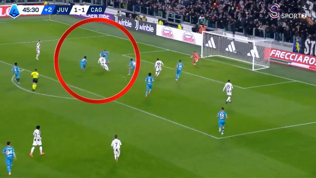 Kenan Yıldız dan Cagliari ma&ccedil;ında resital! T&uuml;m İtalya ayakta alkışlıyor... 2