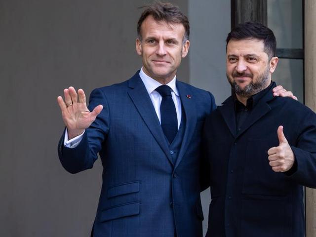Zelenskiy Macron ile bir araya gelecek