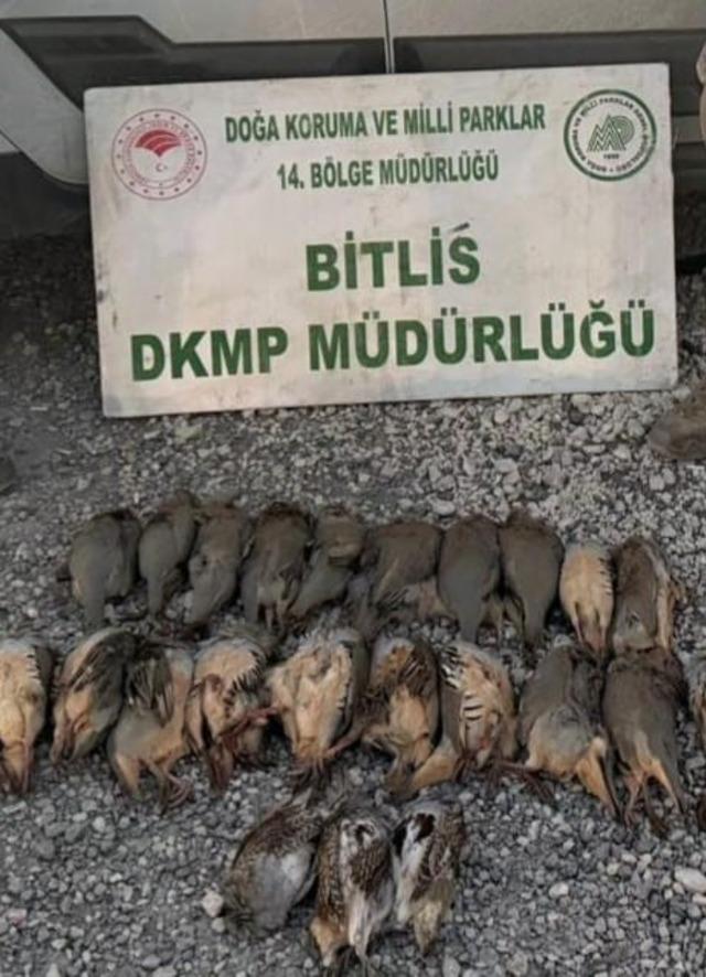 Bitlis’te kota aşımı yapan 5 avcıya 63 bin 680 lira ceza 1