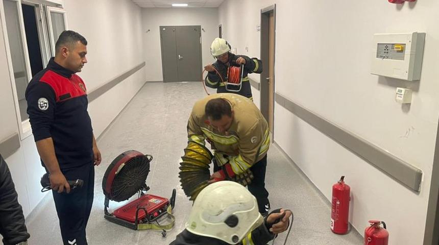 Hatay'da hastanede yangın! Hastalar tahliye edildi