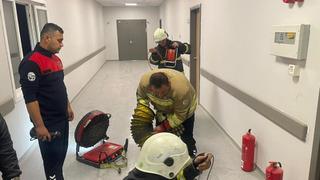 Hatay'da hastanede yangın! Hastalar tahliye edildi