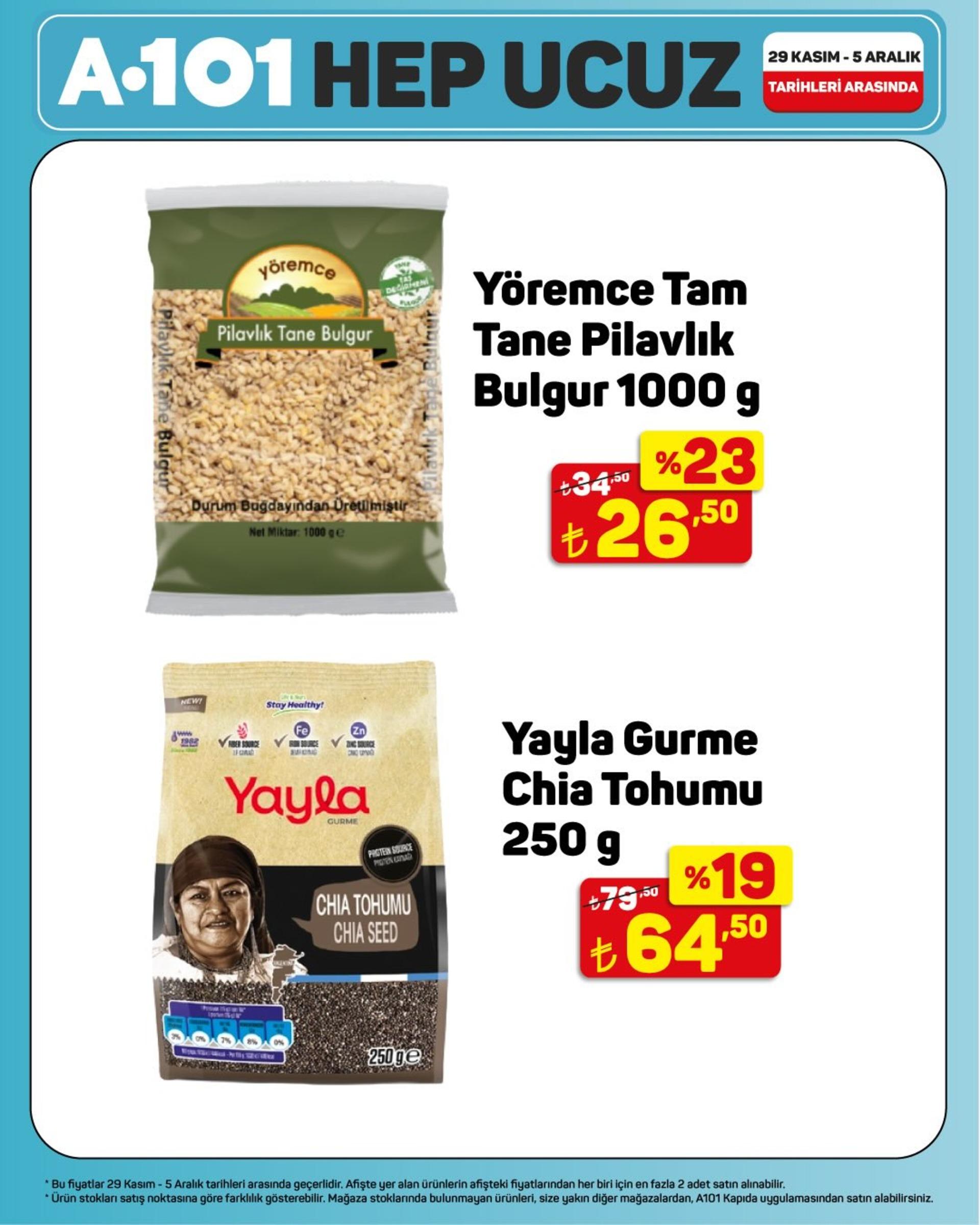 29 Kasım - 05 Aralık