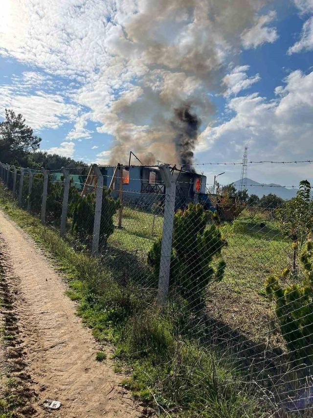 Bağ evinde korkutan yangın 1