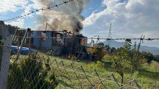 Bağ evinde korkutan yangın