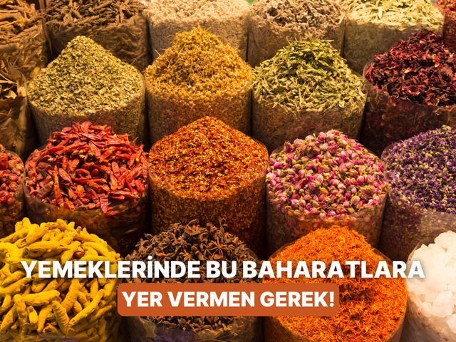 Evde mutlaka bulunması gereken baharatlar