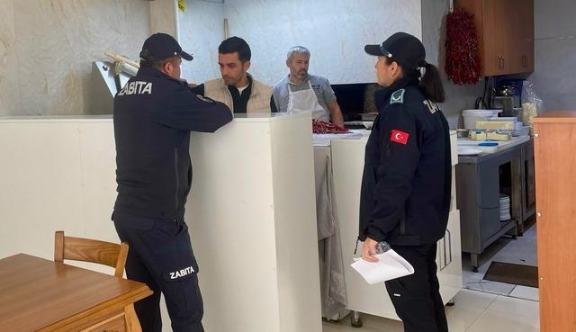 Çine’de pide ve ızgara salonları denetlendi 2