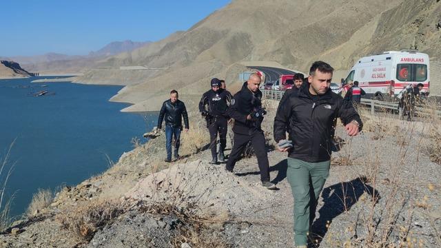 Zernek Barajı’na araç uçtu, arama kurtarma çalışmaları başlatıldı 2