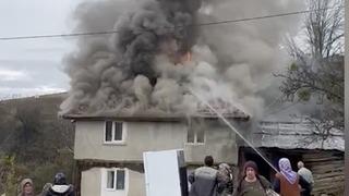 Kastamonu’da çıkan ev yangını söndürüldü