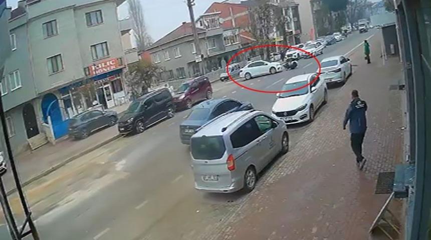 Bursa'da motosikletin devrildi! 1 yaralı
