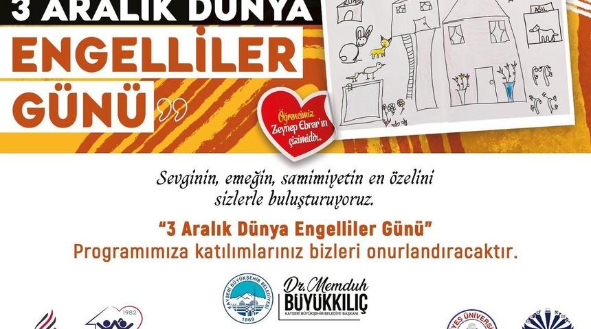 3 Aralık Dünya Engelliler Günü’ne özel etkinlik
