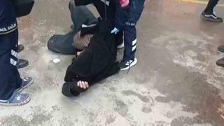 Pazar alanında korkutan anlar: 1 kişi dumandan etkilendi