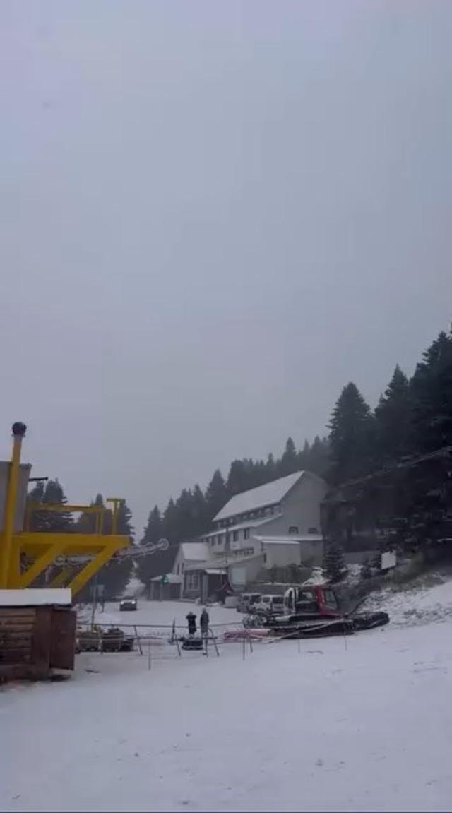 Uludağ’da kar yağışı etkisini gösterdi 5