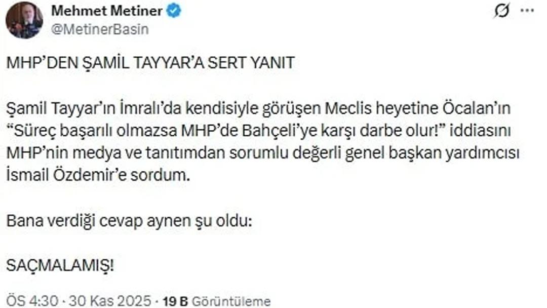 Şamil Tayyar ve Mehmet Metiner arasında polemik! Hakaretler havada uçuştu: "Bak müptezel!" 2