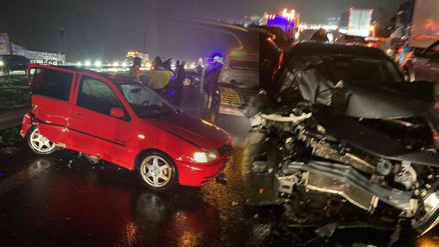 Düzce'de zincirleme kaza! Yaralılar var