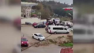 Bursa'da pazar alanında yangın! 