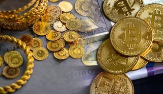 Bitcoin dibin dibini gördü! Altın 5 haftanın zirvesinde