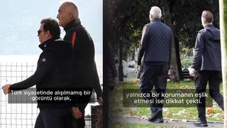 Türk siyasetinde ender görüntü! Bakan Ersoy eşofman takımını giyip Bebek sahilinde yürüyüş yaptı