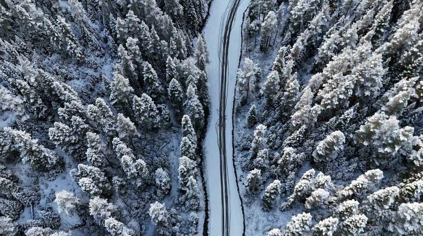 Bolu’nun yüksekleri beyaza büründü