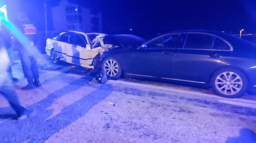 Konya’da otomobiller çarpıştı: 1 ölü, 5 yaralı