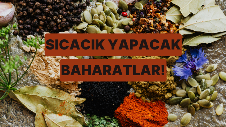 Soğuk kış g&uuml;nlerinde yemeklerinize ayrı bir sıcaklık katacak baharatlar