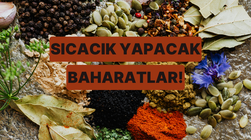Soğuk kış g&uuml;nlerinde yemeklerinize ayrı bir sıcaklık katacak baharatlar