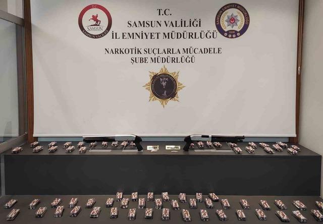 Samsun’da uyuşturucu operasyonları: 1’i kadın 2 gözaltı 3