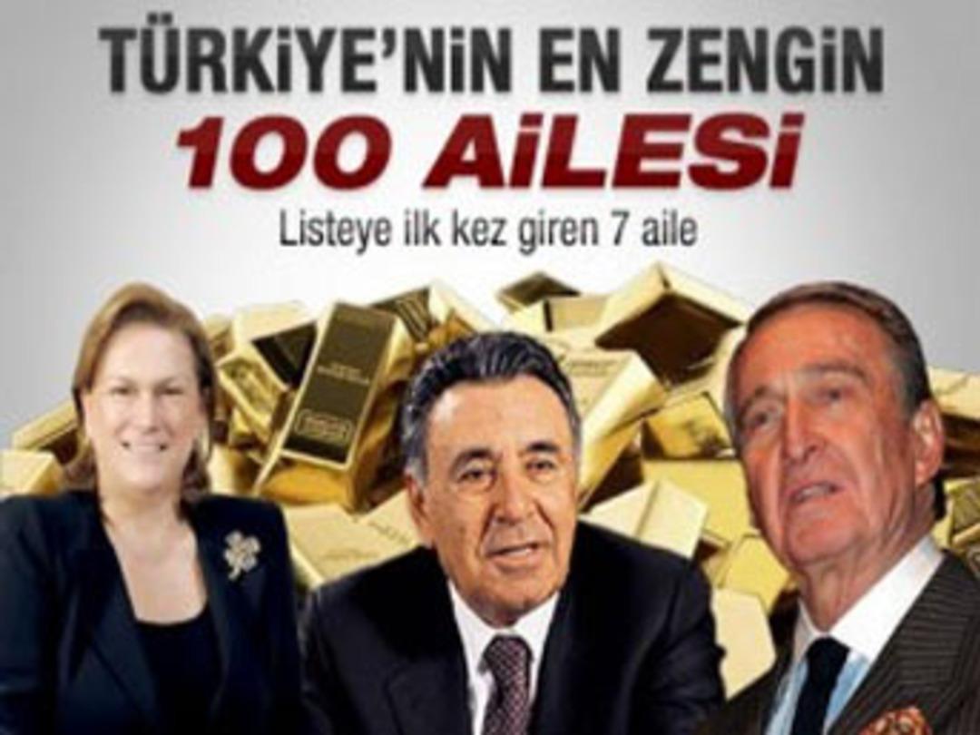 T&uuml;rkiye'nin en zengin 100 ailesi