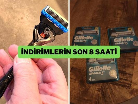Gillette tıraş bıçaklarındaki indirimin son günü bugün!