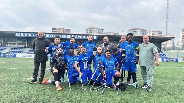 Gebze Belediyesi Ampute Futbol Takımı, sezona galibiyetle başladı