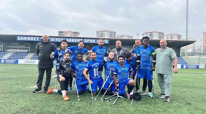 Gebze Belediyesi Ampute Futbol Takımı, sezona galibiyetle başladı