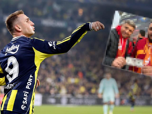 Galatasaray taraftarı stadyum önünde Kerem'in fotoğrafını dolara bastırdı!