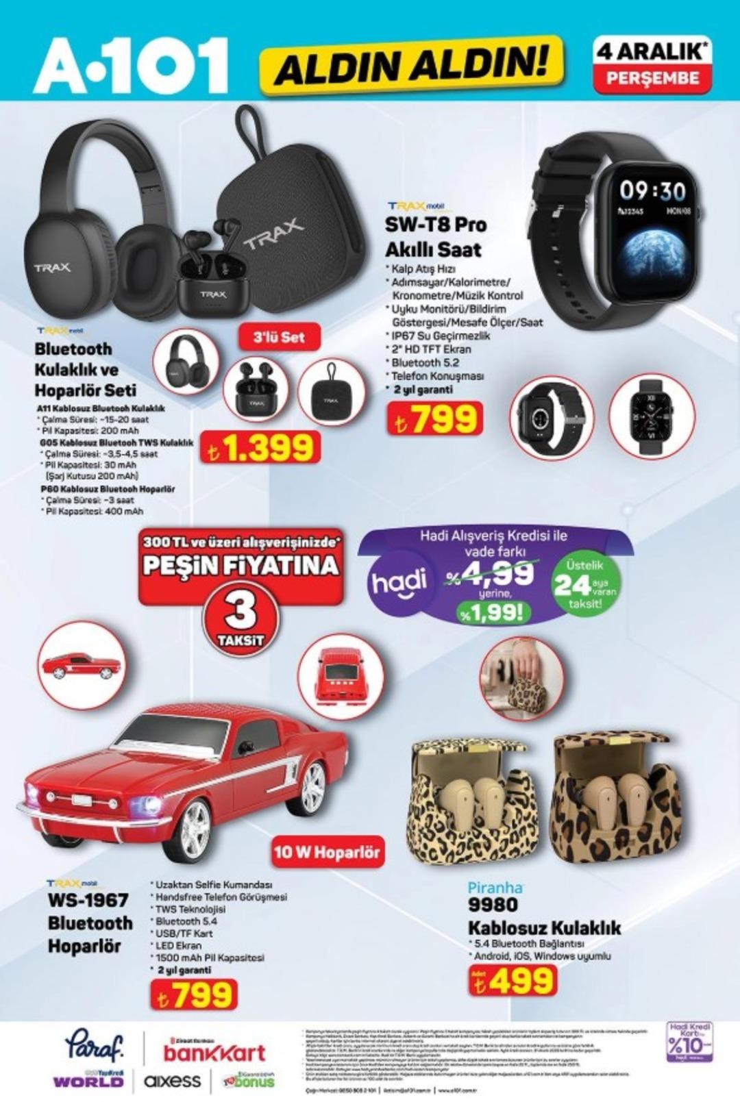 A101 e Yılbaşı ürünleri geliyor! 4 Aralık 2025 A101 katalog yayınlandı! 5