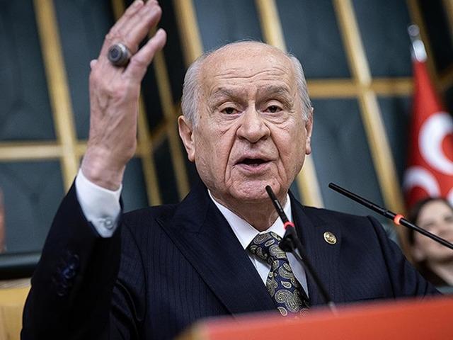 MHP lideri Bahçeli 'Af vadeden yok' dedi, o görüntüye sert çıktı