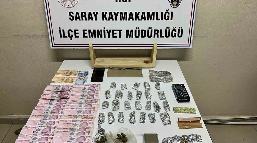 Tekirdağ polisi uyuşturucu ticaretine bir darbe daha indirdi