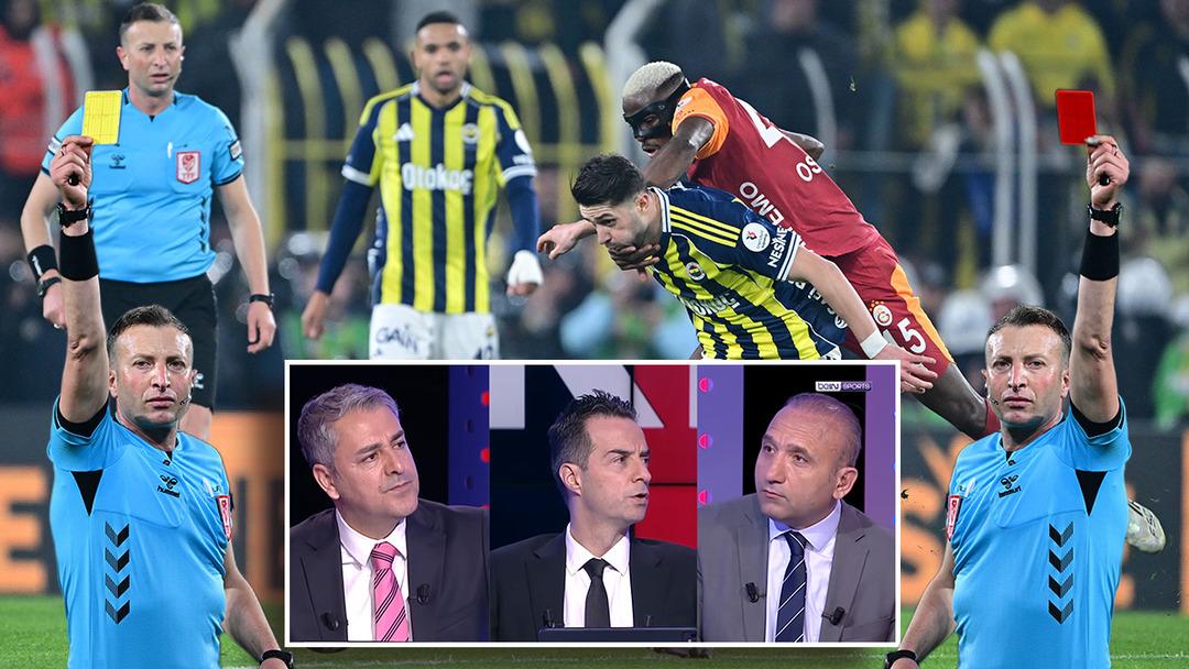 Derbi sonrası beIN Trio ekibi pozisyonları tek tek değerlendirdi: Kırmızı &ccedil;ıksa VAR karışmazdı!