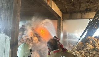 Samandağ’da samanlıkta çıkan yangın 10 saatte kontrol altına alındı