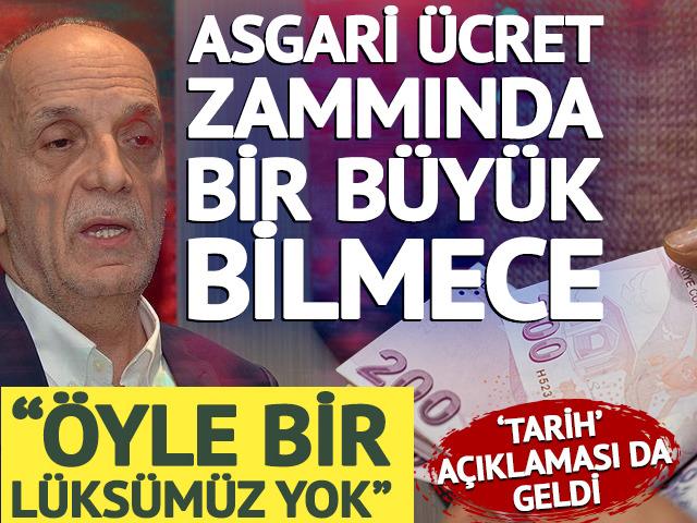 Asgari ücret pazarlığı öncesi merak edilen soruya yanıt geldi