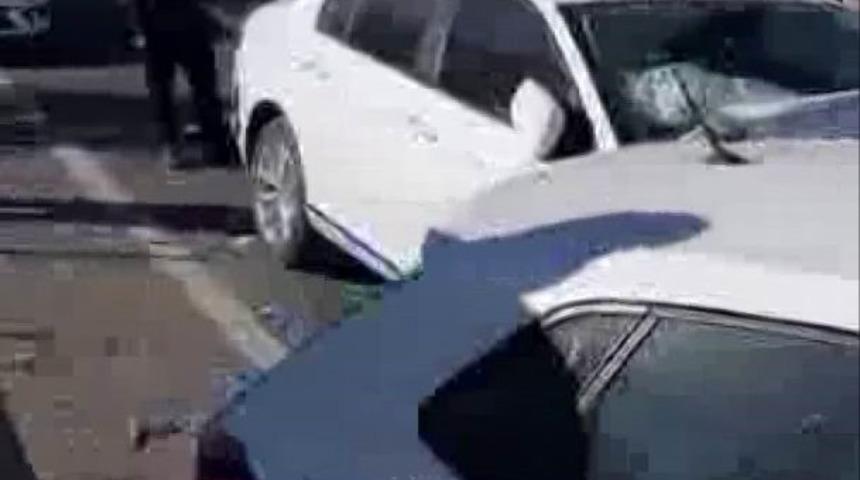 Diyarbakır’da zincirleme kaza: 4 yaralı