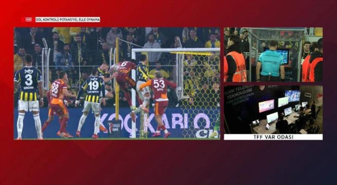 TFF Var kayıtlarını a&ccedil;ıkladı! İşte Fenerbah&ccedil;e-Galatasaray ma&ccedil;ında yaşananlar 1