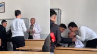 Öğretmenleriyle dalga geçtiler! Lisedeki öğrencilerin skandal görüntüsü olay oldu