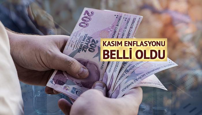 TÜİK Kasım enflasyonunu açıkladı: Milyonların beklediği rakam belli oldu