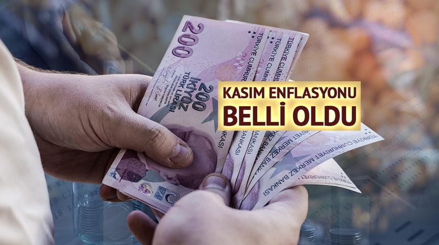 TÜİK Kasım enflasyonunu açıkladı: Milyonların beklediği rakam belli oldu